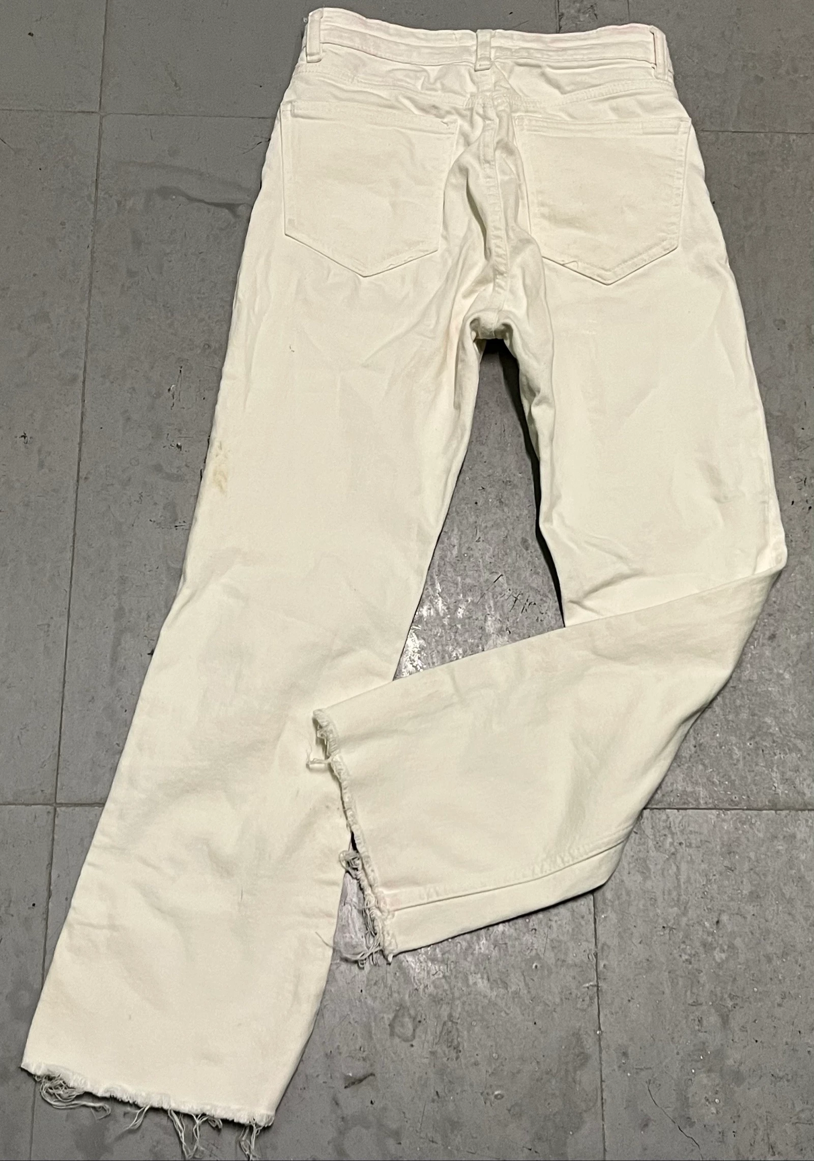 Calça jeans branca desgastada Desi – photo 2